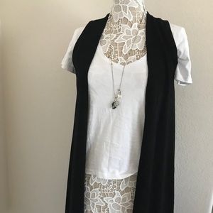 LLR Joy Black Vest NWOT